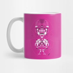 the monkey olmec head in ecopop sisimite beast art Mug